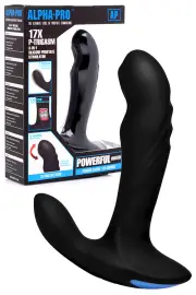Alpha-Pro P Trigasm 6.5" 3 in 1 Silicone Prostate Massaager