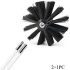 Chimney Cleaning Brush Rotary Sweep Fireplace Kit Cleaner Flexible Rod-Flue Tool