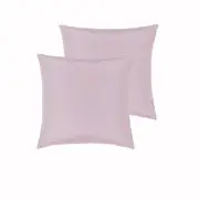 Satin European Pillowcases ( Pair ) CORAL