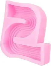 TEHAUX Handmade Silicone Candle Mold Flexible Non-Stick Die for Candle Making Geometry Shape for Home Decoration Safe and Silicone Craft Tool