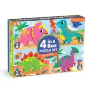 Mudpuppy 4 in a Box Puzzle – Dino Friends Age 2+ 05554