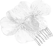FOMIYES Floral Hair Comb Wedding Hair Accessories for Women Bridal Headpiece Party Hair Side Comb