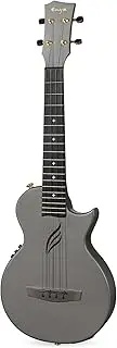 Enya Nova UE Electric Pro Tenor Carbon Fibre Ukulele AcousticPlus Pickup Black