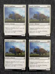 Huatlis Stubhorn x4 NM Ixalan Mtg Magic The Gathering