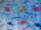 Weighted Throw Blanket with Baby Shark, 5 lbs, child lap size, washable