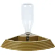 Catzon Reptile Water Bowl Automatic Reptile Water Fountain for Lizards Snake-Brown