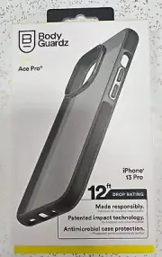 BodyGuardz Case For Apple iPhone 13 Pro 6.1", Ace Pro Series, Black