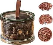 Seasoning Storage Jars | Airtight Seasoning Containers | Space-Saving Stackable Bottle with Silicone Seal Organization for Kitchen Home Cabinet Counter