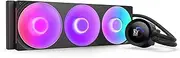 NZXT Kraken Plus 360 RGB - AIO CPU Liquid Cooler - 360mm Radiator - F360 RGB Core Single Frame Fan - 1.54" Square LCD - AMD® AM5, AM4 - Intel® LGA 1851/1700, 1200/115X - Black