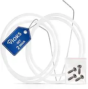 VIOKS Set of 2 Repair Kit Pump Pot Seal 12005744 - 182 mm Diameter for Siemens Bosch Neff Dishwasher Sump - Replacement Parts for Error E15