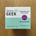 derma GEEK Nourishing Facial Night Cream 1.7OZ