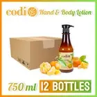 CODI Hand & Body Lotion 25fl oz/750mL BOX OF 12 - Tangerine