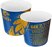 West Coast Eagles AFL Lenticular Snack Cereal Chip Bowl with Team Song