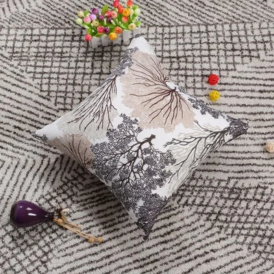 Stylish Polyester Throw Pillow Cover for Sofa Set of 1 Brown-Camel 18"x18"