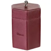 Peterson Sherlock Holmes Leather Tobacco Storage Jar w/ Rubber Lining