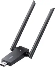 Wifi Adapter AC1300, Dual Band 5G/2.4G USB 3.0 Dongle with 5Dbi High Gain Double