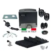 Sliding Gate Opener, Made in Italy Electric Motor Automatic Remote Control Kit