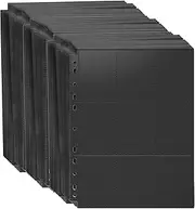 Rayvol 5400 Pockets Trading Card Binder Sleeves - 300 Double Sided Pages for Baseball and Other Sports Cards and TCG, Baseball Card Sleeves