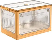Foldable Storage Bins | Foldable Storage Container Box Bin | Space-Saving Cubes Crates Organization Decorative Container for Pantry Kitchen Bedroom Bed Dorm Packing Bathroom