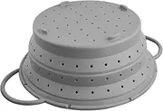 Silicone Colander, Kitchen Colander Food Strainer with Handles Fruit Vegetable Washing, Versatile Sink Colander Strainer Draining Basket for Salads Pasta Spaghetti