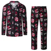 NEW St Kilda Saints Mens Flannel PJ Set