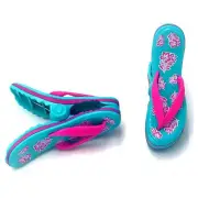 Flip Flop Beach Towel Clips Pink Strap 2-Pack Portable Towel Holder Clips Sec...