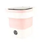 7.5L Mini Portable Bucket Washer Foldable Washing Machine With Soft Sp 8648.