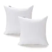 Acanva Premium Polyester Stuffer Square Form Sham Throw Pillow Inserts, 18