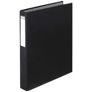 ColourHide PE Binder A4 2 D-Ring 25mm Black