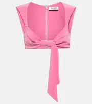 [The Attico] The Attico Jersey crop top AU 8 pink