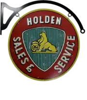 MASSIVE Holden Sales & Service Metal Bar Wall Sign Man Cave Garage Workshop
