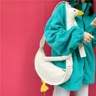 Cute Duck Tote Bag Diagonal Crossbody Bag Fashion Zipper Shoulder Bags