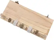 BESPORTBLE Platform Set with Chewing for Squirrels Chinchillas and Parrots Teeth Grinding and Entertainment for Pets