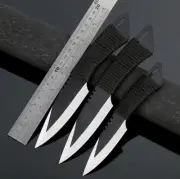 3PCS Throwing Tactical Fixe Blade Knife Survival Outdoor Hunting Camping Knives