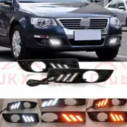 2PCS LED DRL Daytime Dynamic flashing Light x For Volkswagen Passat B6 2006-2011 (for: Volkswagen)