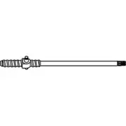 D2NN3A710A Steering Shaft w/ Nut Fits Ford/New Holland 5000 5600 6600