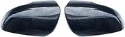 Replacement Covers for Forester SK 2019-2023 Car Accessories Side Rearview Mirror Cover Chrome Case Sticker Frame Exterior Decoration (Color : Black, Size : 1)