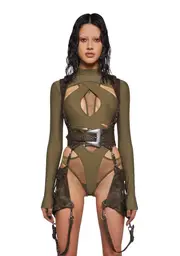 [DARKER WAVS] Crossfade Harness Vest With Hip Bags
