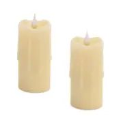 Melrose Simplux LED Votive Candle with Moving Flame and Remote (Set of 2)