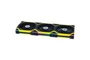 Lian Li Uni Fan 120mm SL Wireless ARGB 4-Pin PWM Black Fan with Controller - 3 Pack (12SL1W3B)