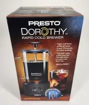 Presto Dorothy Electric Rapid Cold Brewer Coffee Maker - Brew In 15 Mins - NIB