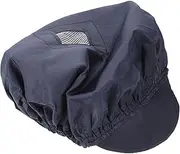 [HEALLILY] 3pcs Breathable Chef Hat for Men and Women Lightweight Service Caps for Restaurants Reusable Mesh Work Hats for Kitchens and Catering Dark Blue