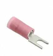 Pack of 10 19139-0003 Connector Crimp Red 4 Stud Spade Terminal 18-22 AWG