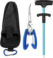 Aluminum Alloy Fishing Hook Remover Extractor with Stainless Steel Fish GTRH