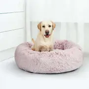 Pawz Replaceable Cover For Dog Calming Bed Nest Mat Soft Plush Kennel Pink L