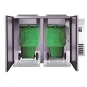 Modular Systems Refrigerated Solid Waster Cooler With 2Pcs - Waste Coolers (...