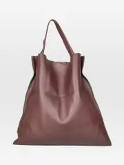 Brown Leather Tote Bag