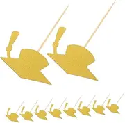 GREENADSCAPE 24pcs Graduation Cake Toppers Congrats Cap Inserts for Celebrations Unique Dessert Decorations for School Parties and Graduation Events