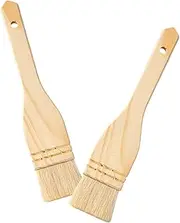 Zerodeko 2pcs Portable Basting Brush Wool Pastry and BBQ Sauce Brush for Grilling Baking and Outdoor Cooking for Picnics and Roasting Activities