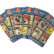 Vintage 1997 Set Of 6 LOONEY TUNES WALL BORDERS Tweety Bird Taz Self Stick